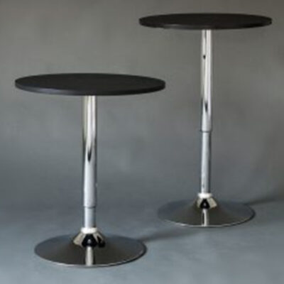 Mesa alta Negro ajustable